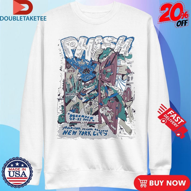 Official Phish In New York City At Madison Square Garden On December 28-30 2025 Shirts Unisex , , , Long Sleeve Tee