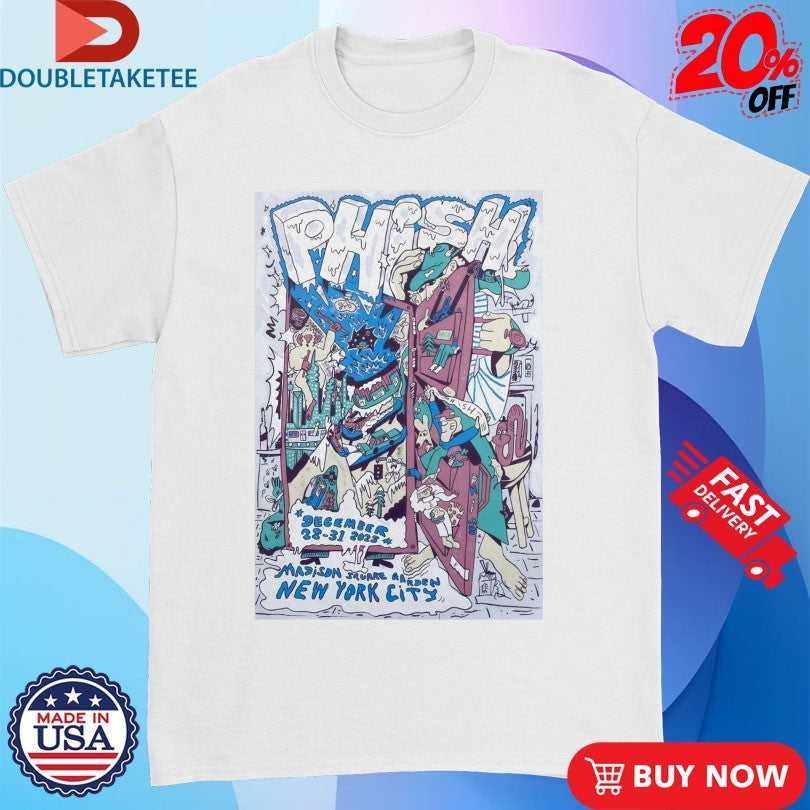Official Phish NYE 12 28-12 31 2025 MSG New York Shirts Unisex , , , Long Sleeve Tee