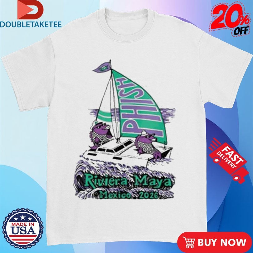 Official Phish Riviera Maya Pollock Waves Mexico 2026 Shirts Unisex , , , Long Sleeve Tee