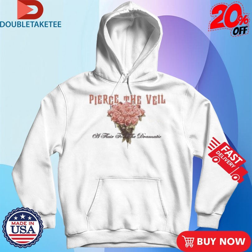Official Pierce The Veil A Flair For The Dramatic Rose Shirts Unisex , , , Long Sleeve Tee