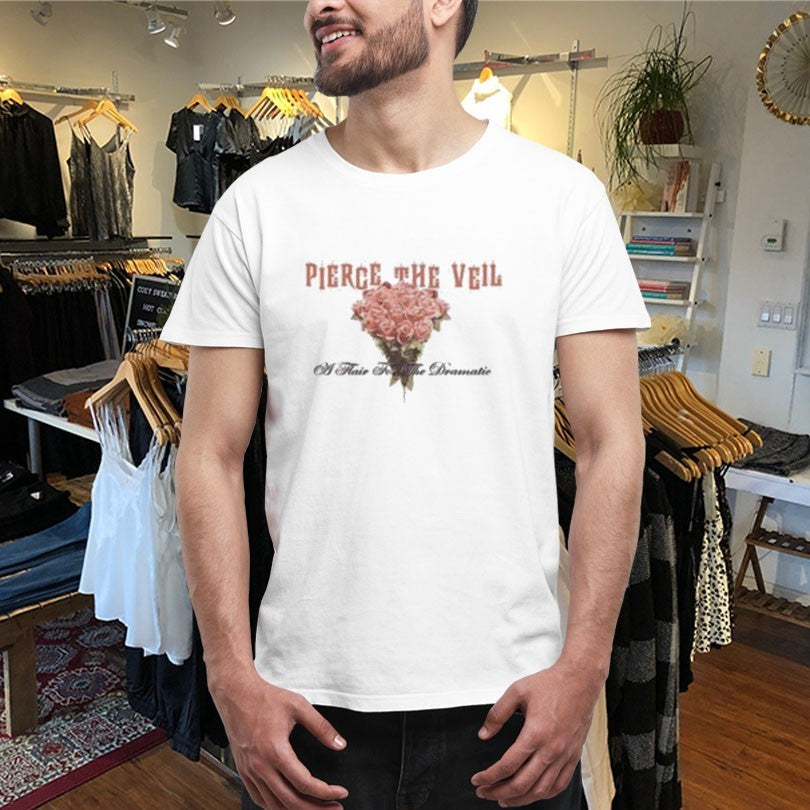 Official Pierce The Veil A Flair For The Dramatic Rose Shirts Unisex , , , Long Sleeve Tee