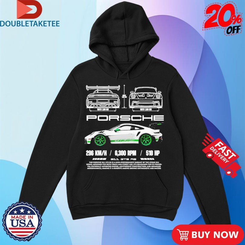 Official Porsche 911 GT3 RS Shirts Unisex , , , Long Sleeve Tee