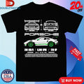 Official Porsche 911 GT3 RS Shirts Unisex , , , Long Sleeve Tee