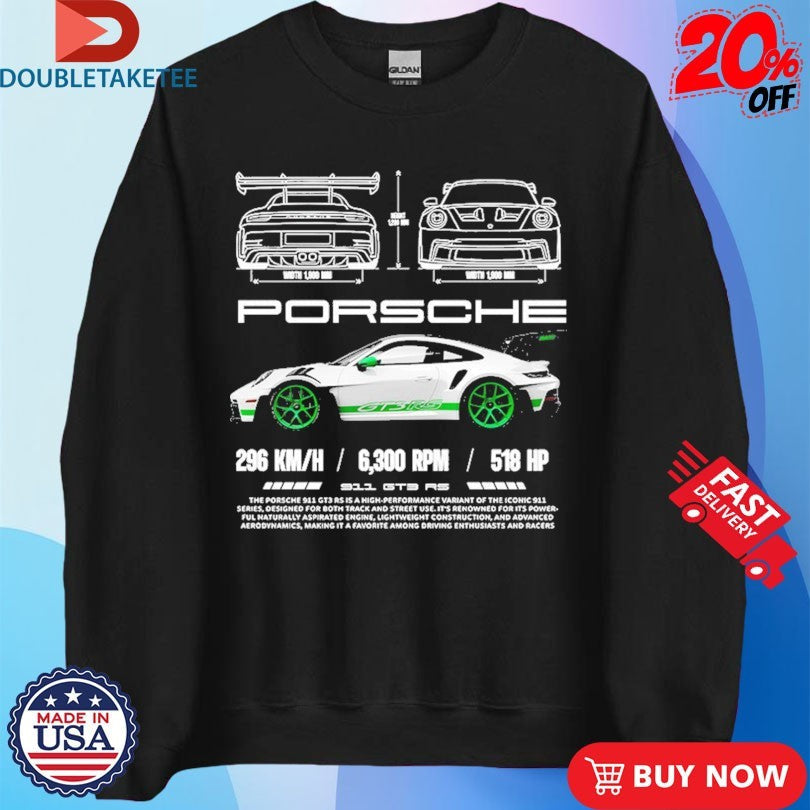 Official Porsche 911 GT3 RS Shirts Unisex , , , Long Sleeve Tee
