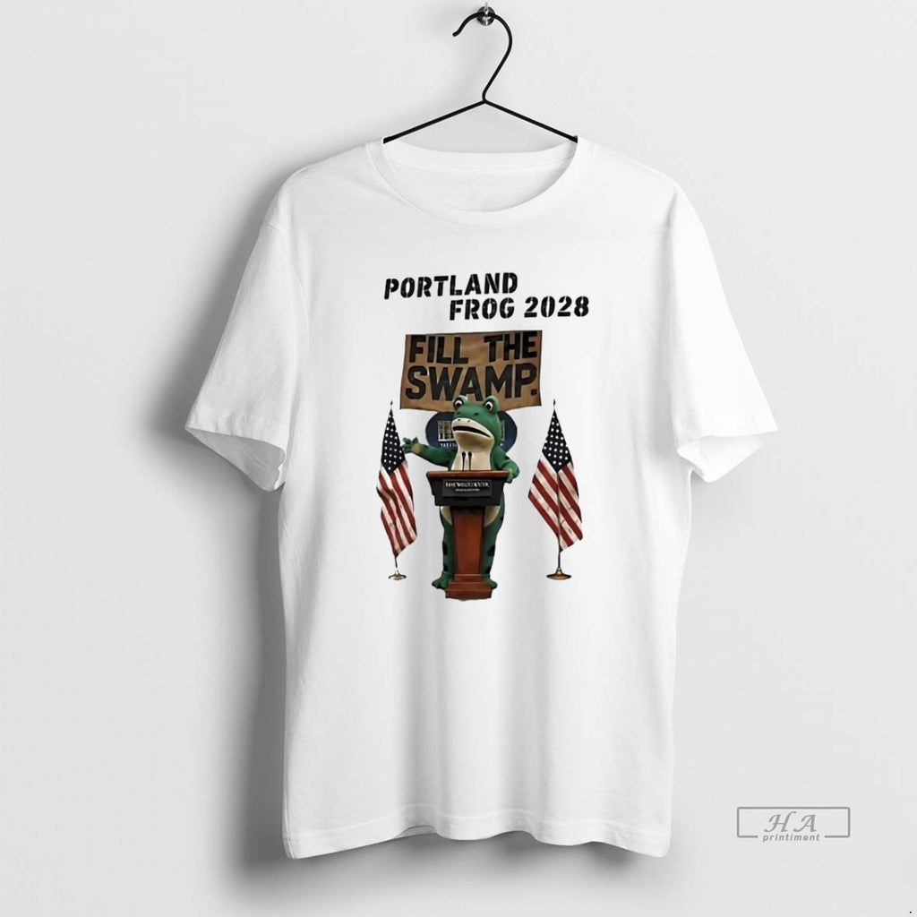 Official Portland Frog 2028 Fill The Swamp