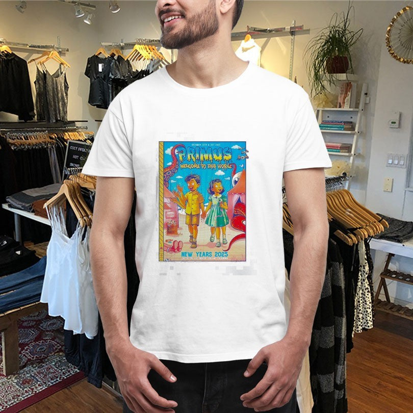 Official Primus Welcome To This World New Years In Oakland California Live At The Fox Theater On December 30 And 31 2025 Shirts