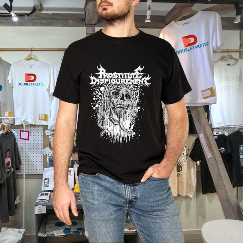 Official Prostitute Disfigurement Maggot Skull Shirts Unisex , , , Long Sleeve Tee