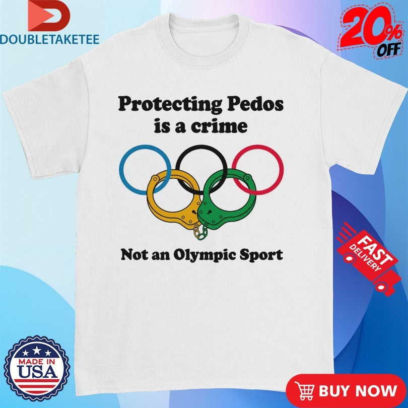 Official Protecting Pedos Is A Crime Not An Olympic Sport Handcuff Shirts Unisex , , , Long Sleeve Tee