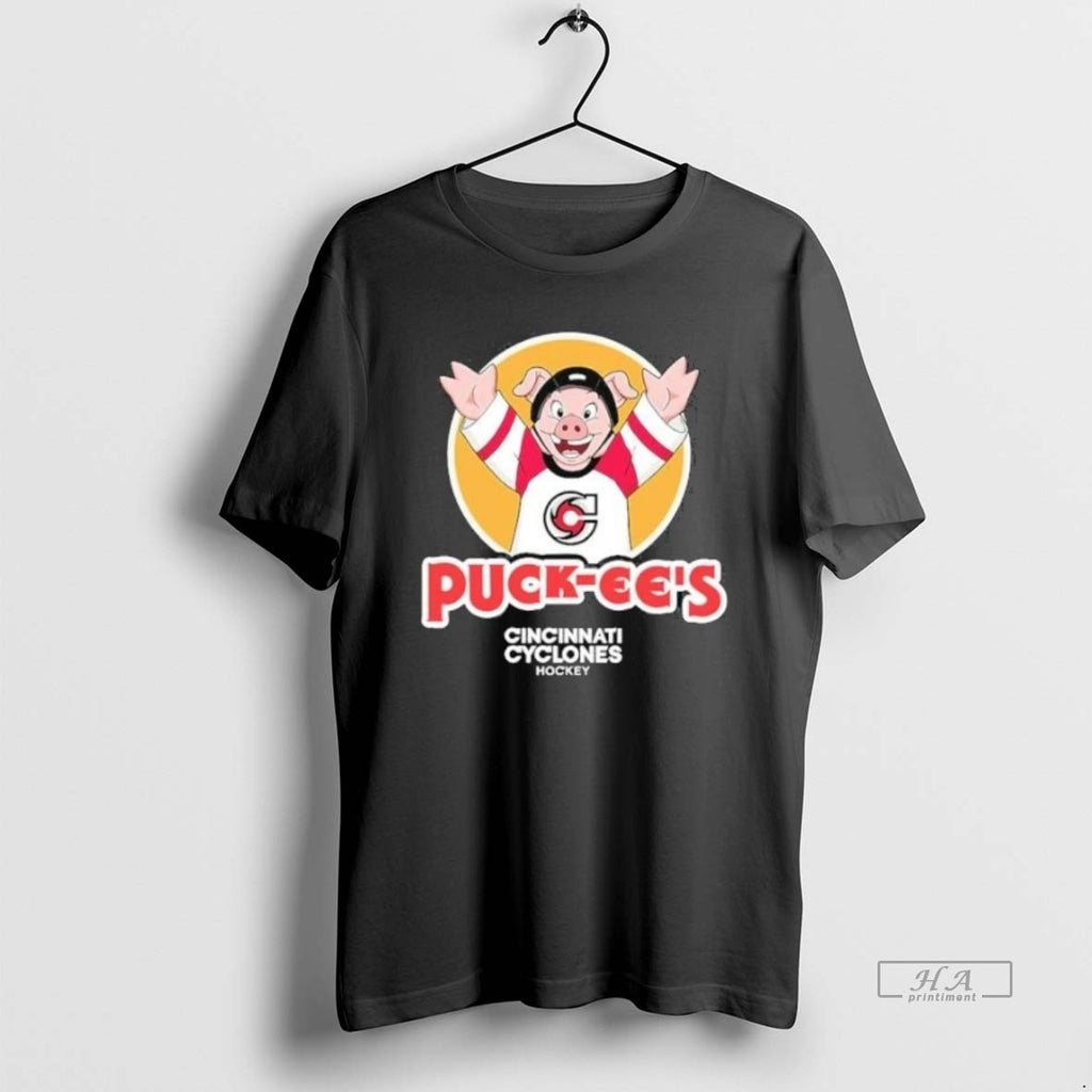 Official Puck Ees Cincinnati Cyclones Hockey Shirts