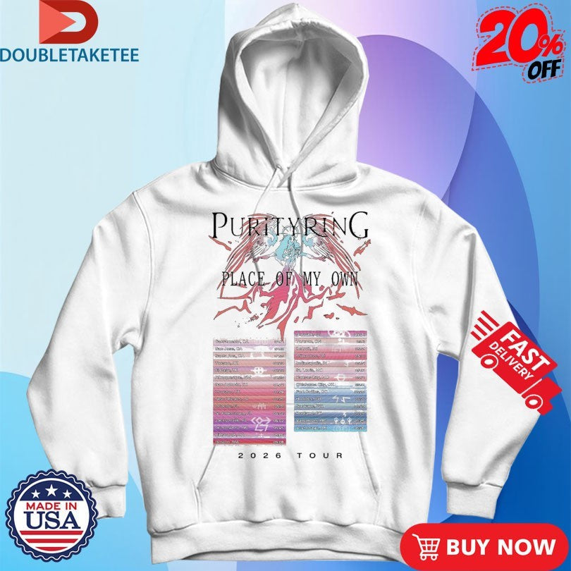 Official Purity Ring Place Of My Own Tour 2026 Dates Shirts Unisex , , , Long Sleeve Tee