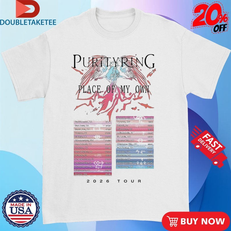 Official Purity Ring Place Of My Own Tour 2026 Dates Shirts Unisex , , , Long Sleeve Tee