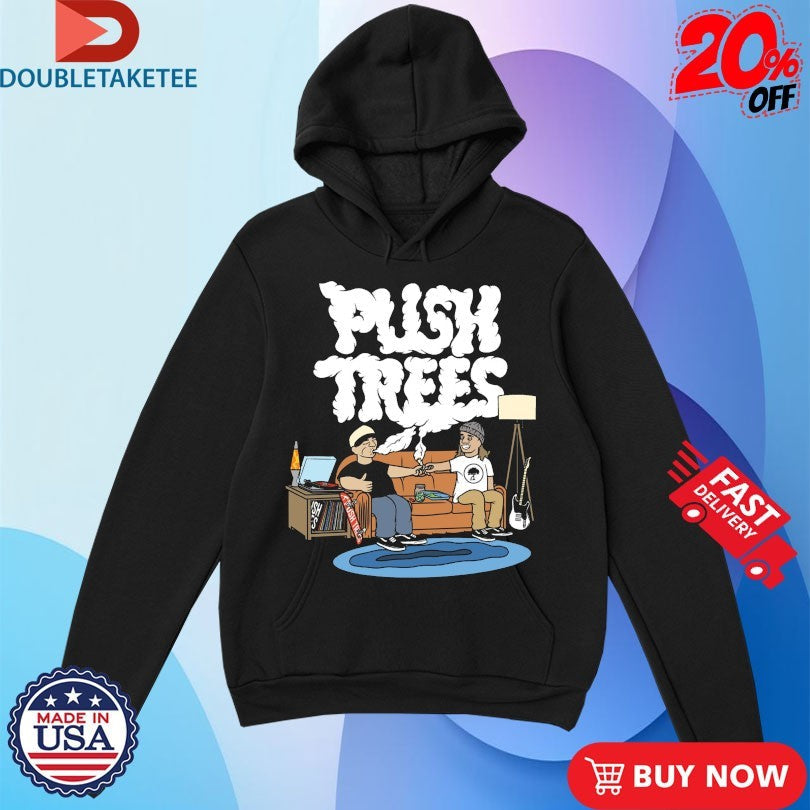 Official Push Trees The Puff Puff Pass Smoking Sofa Shirts Unisex , , , Long Sleeve Tee