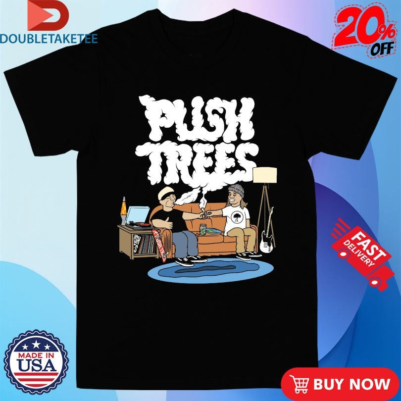 Official Push Trees The Puff Puff Pass Smoking Sofa Shirts Unisex , , , Long Sleeve Tee