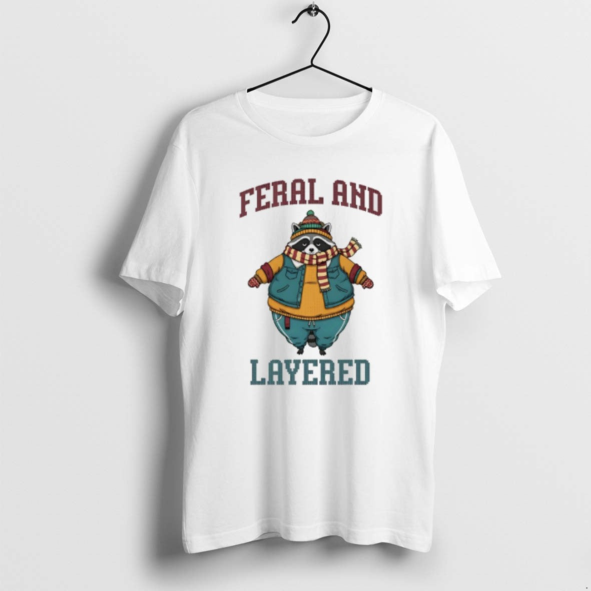 Official Raccoon Feral Layered