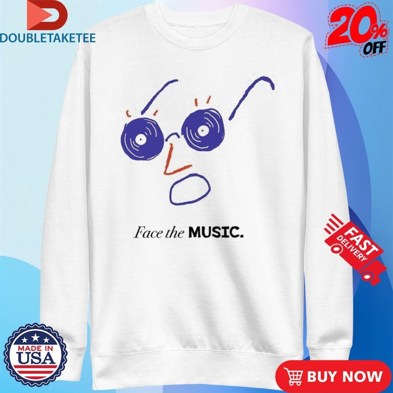Official Rainy Heart Face The Music Shirts Unisex , , , Long Sleeve Tee