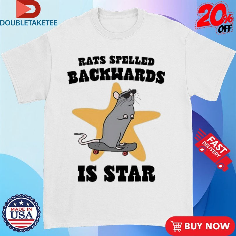 Official Rats Spelled Backwards Is Star Skateboard Shirts Unisex , , , Long Sleeve Tee