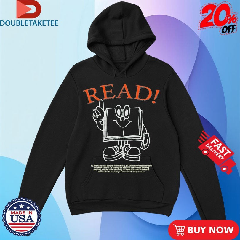 Official Read Book Shirts Unisex , , , Long Sleeve Tee