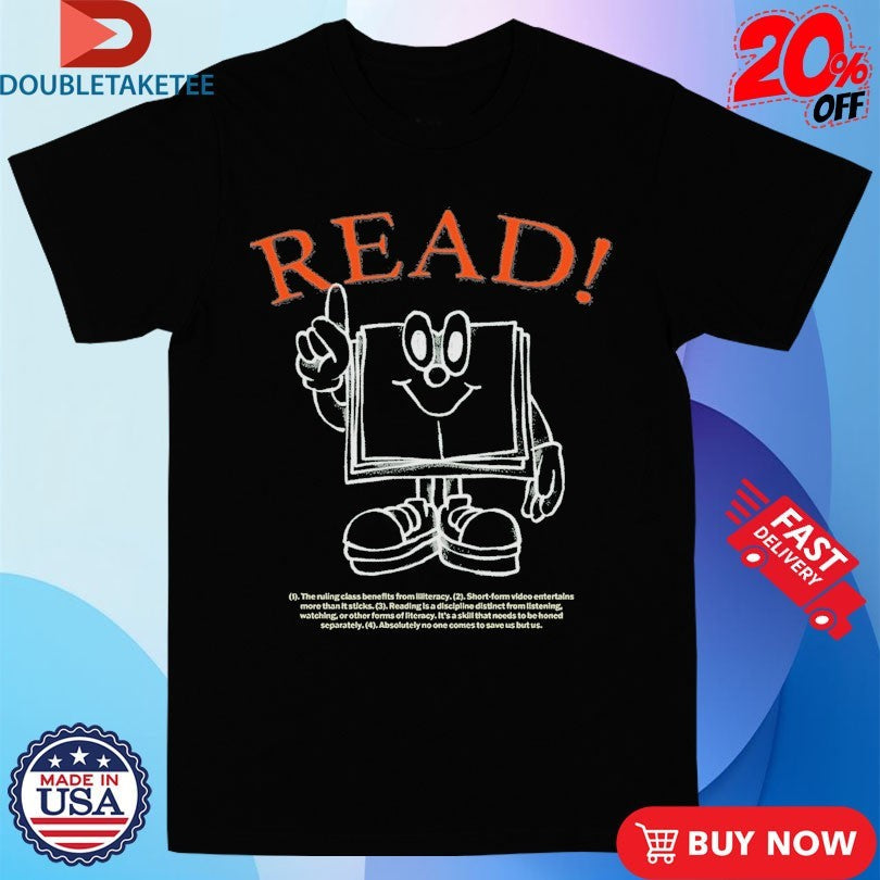 Official Read Book Shirts Unisex , , , Long Sleeve Tee