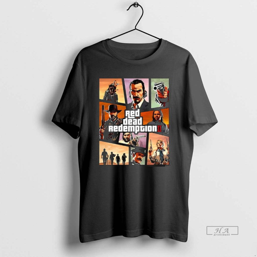 Official Red Dead Redemption Ii Gaming Retro 90s Classic Gta Style