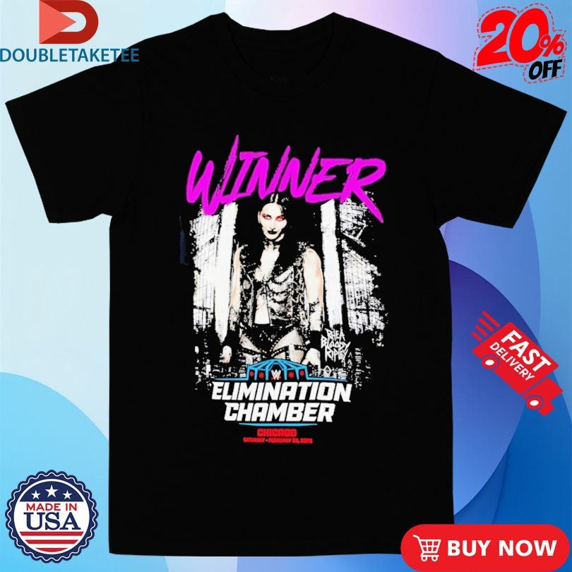 Official Rhea Ripley Elimination Chamber 2026 Women’s Match Winner Shirts Unisex , , , Long Sleeve Tee