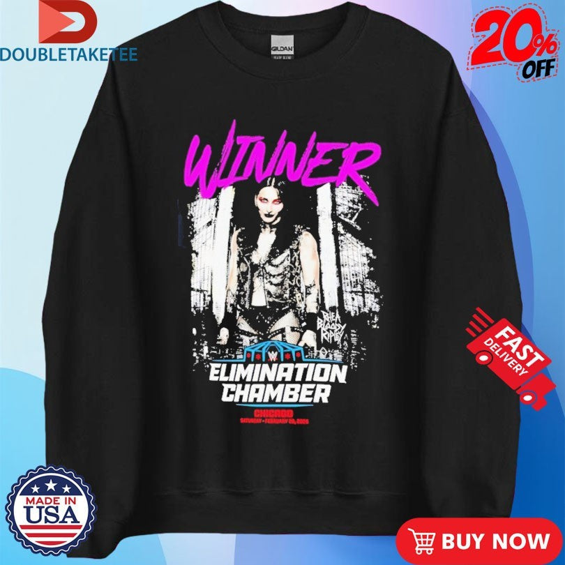 Official Rhea Ripley Elimination Chamber 2026 Women’s Match Winner Shirts Unisex , , , Long Sleeve Tee