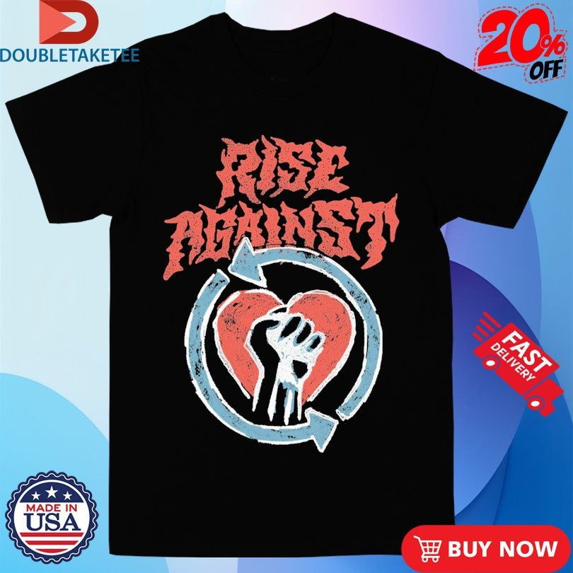 Official Rise Against Chicago Chalk Heart Shirts Unisex , , , Long Sleeve Tee