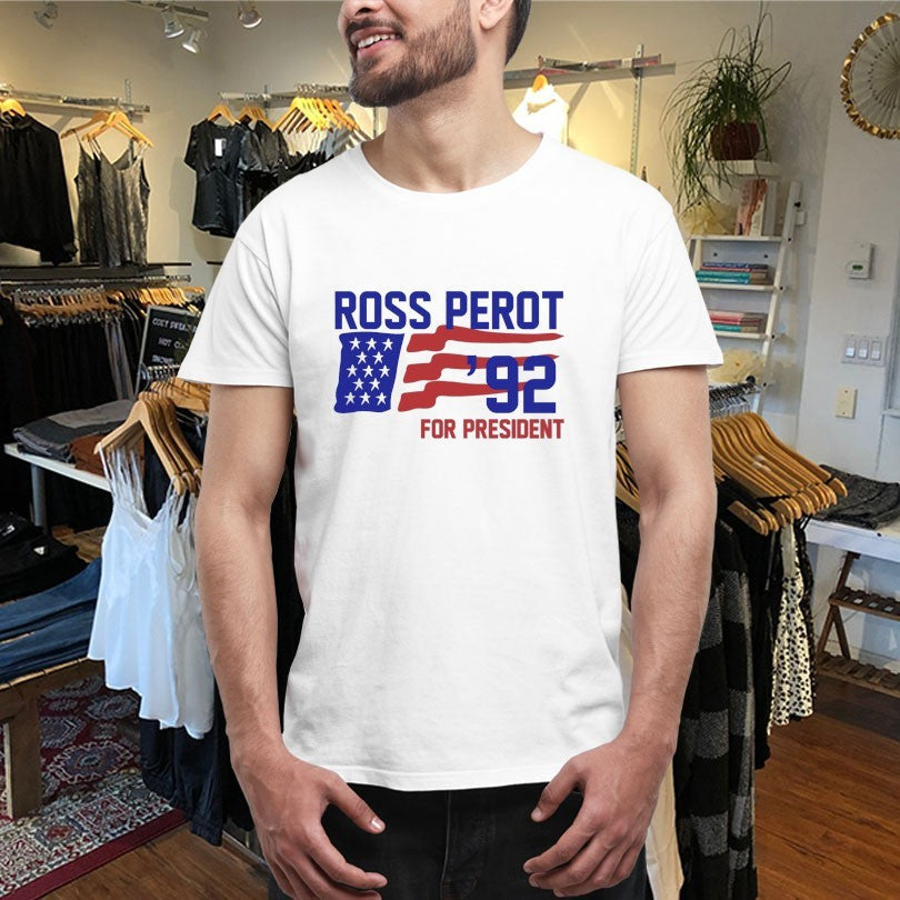 Official Ross Perot For President ’92 Shirts Unisex , , , Long Sleeve Tee