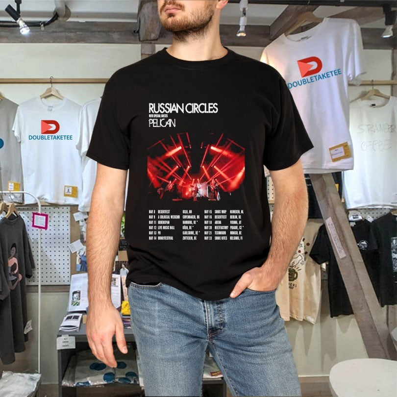 Official Russian Circles And Pelican May Tour 2026 Shirtss Unisex , , , Long Sleeve Tee