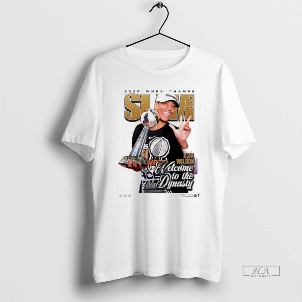 Official Slam Cover Aja Wilson Las Vegas Aces 2025 Wnba Champs Welcome To The Dynasty