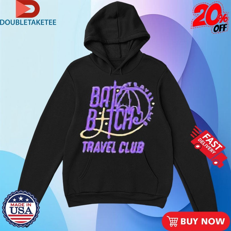 Official Safiya Nygaard Bat Bitch Travel Club Shirts Unisex , , , Long Sleeve Tee