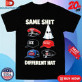 Official Same Sht Different Hat Nazis Ku Klux Klan Ice Make American Great Again Shirts Unisex , , , Long Sleeve Tee