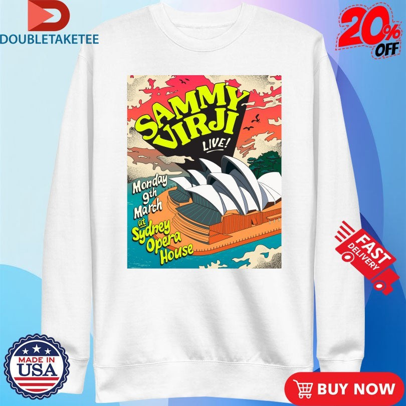Official Sammy Virji Sydney Opera House March 9 2026 Shirts Unisex , , , Long Sleeve Tee