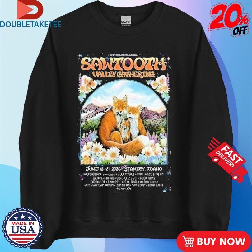 Official Sawtooth Valley Gathering On June 18-21 2026 In Stanley ID Shirts Unisex , , , Long Sleeve Tee