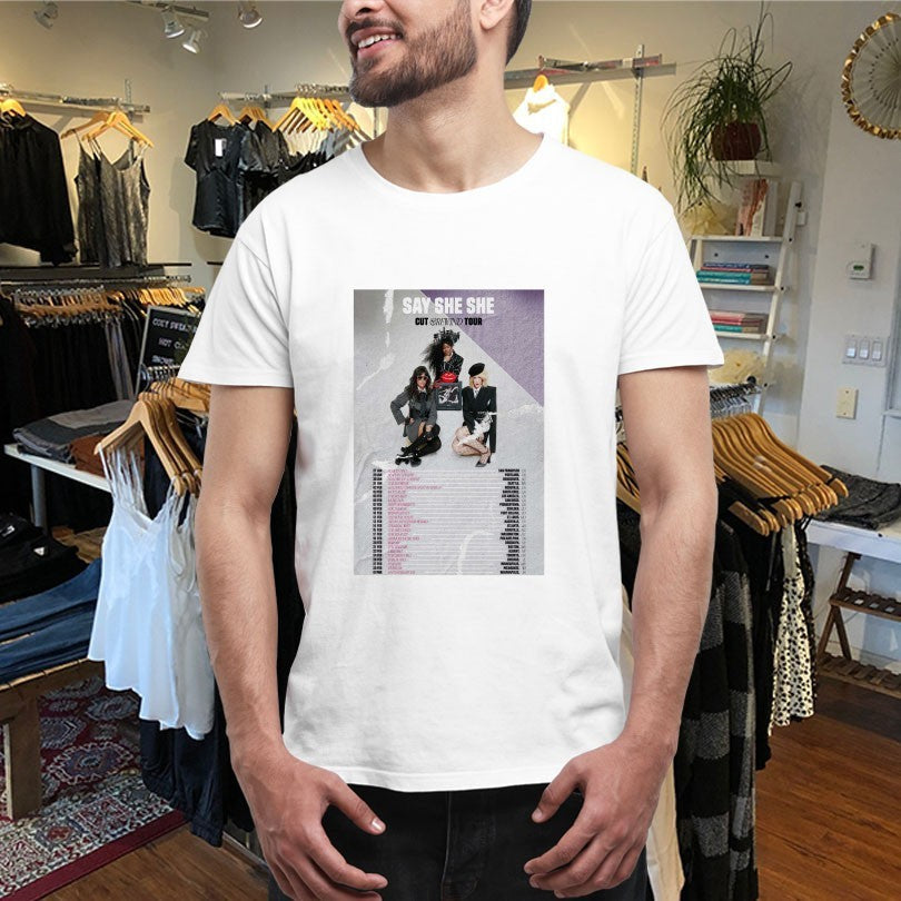 Official Say She She Cut &amp; Rewind US Tour 2026 Dates Shirts Unisex , , , Long Sleeve Tee