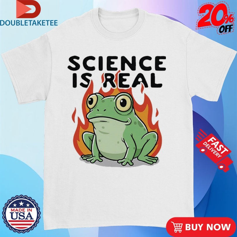 Official Science Is Real Frog Shirts Unisex , , , Long Sleeve Tee