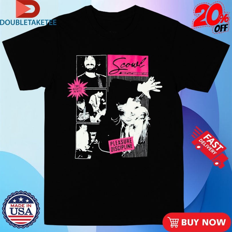 Official Scowl Pleasure Discipline Two Nights IN NYC Shirts Unisex , , , Long Sleeve Tee
