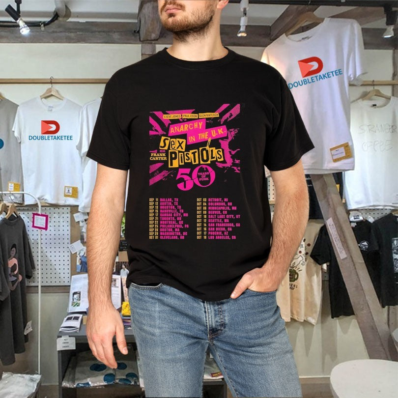 Official Sex Pistols Anarchy In The UK 50 Years Of Punk 2026 Tour Dates Shirts Unisex , , , Long Sleeve Tee