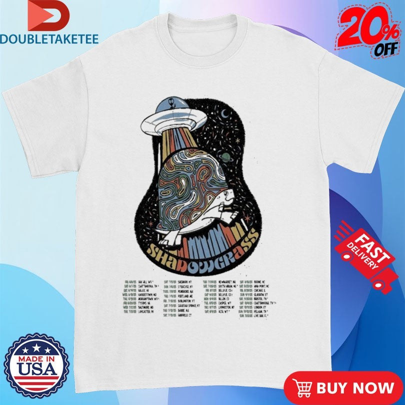Official Shadowgrass 2025 Summer Tour UFO Turtle Shirts Unisex , , , Long Sleeve Tee