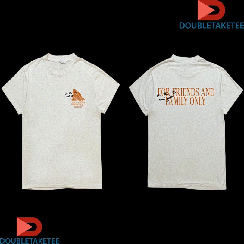 Official Shawn Mendes For Friends And Family Only Red Rocks Shirts Unisex , , , Long Sleeve Tee