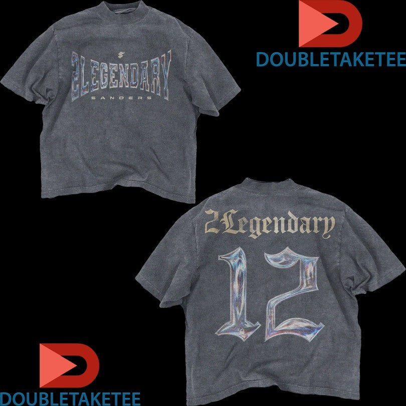 Official Shedeur Sanders $2 Legendary Logo Shirts Unisex , , , Long Sleeve Tee