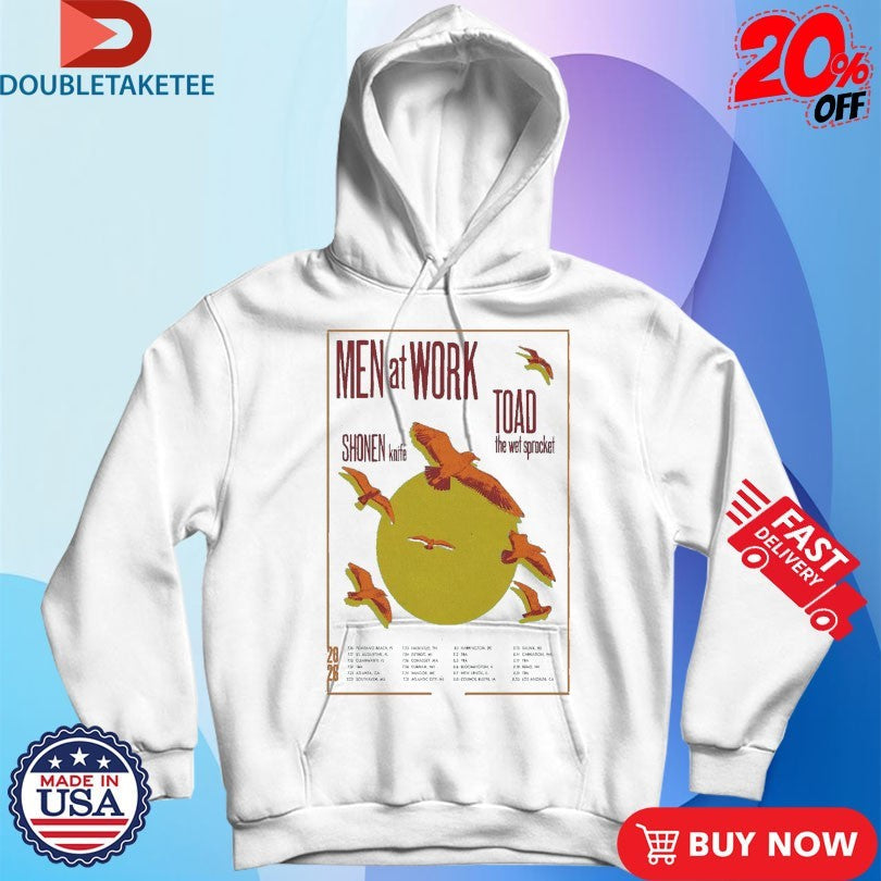 Official Shonen Knife Men At Work Toad The Wet Sprocket Tour Us 2026 Shirts Unisex , , , Long Sleeve Tee