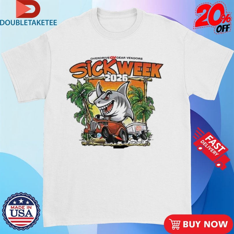 Official Sick Week 2026 Overdrive CVT Gear Vendors Beach Shirts Unisex , , , Long Sleeve Tee