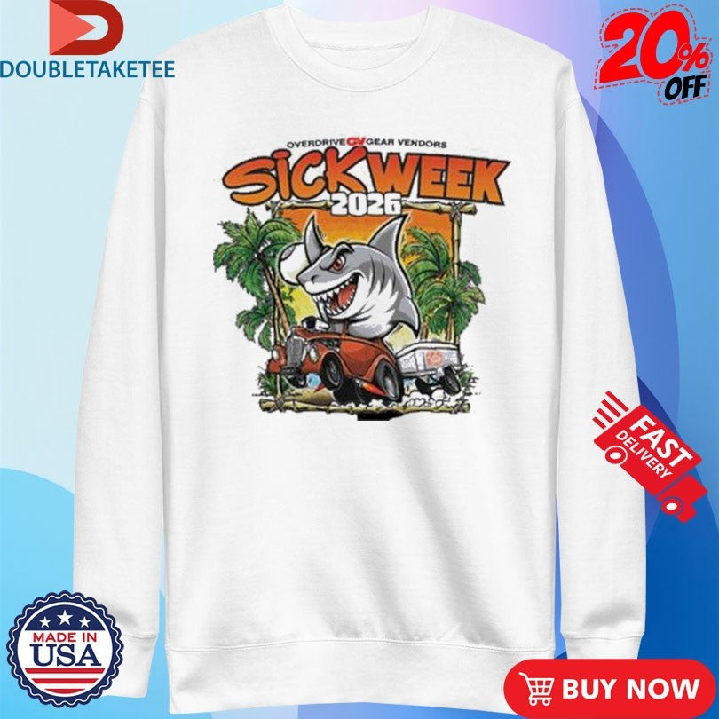 Official Sick Week 2026 Overdrive CVT Gear Vendors Beach Shirts Unisex , , , Long Sleeve Tee