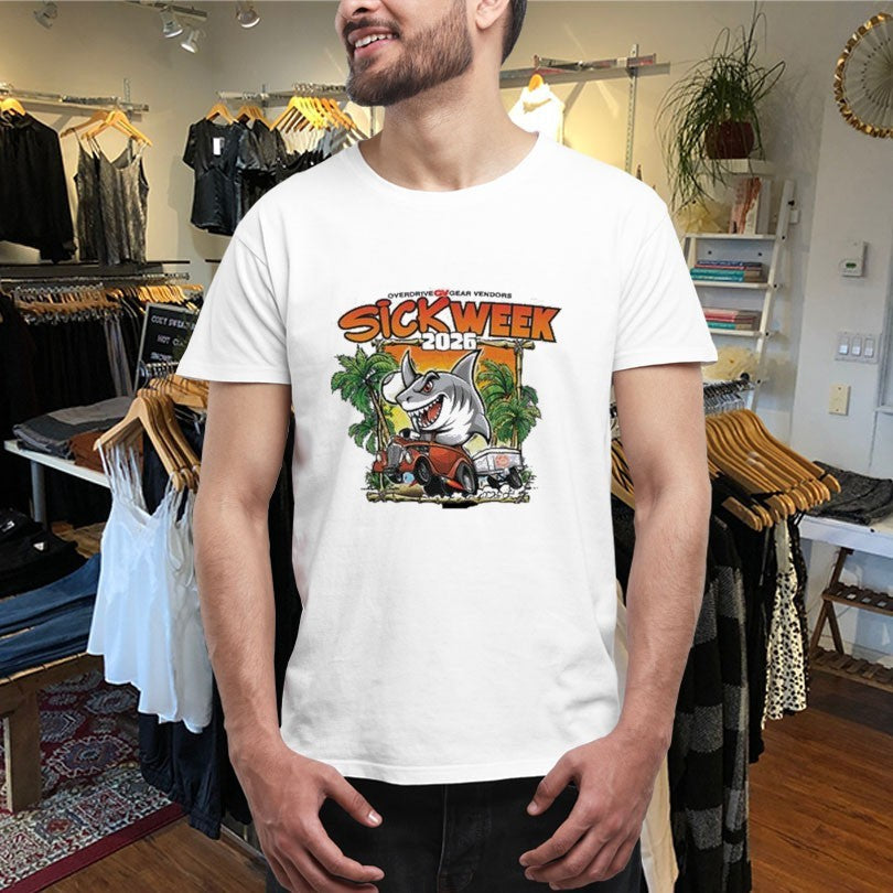 Official Sick Week 2026 Overdrive CVT Gear Vendors Beach Shirts Unisex , , , Long Sleeve Tee