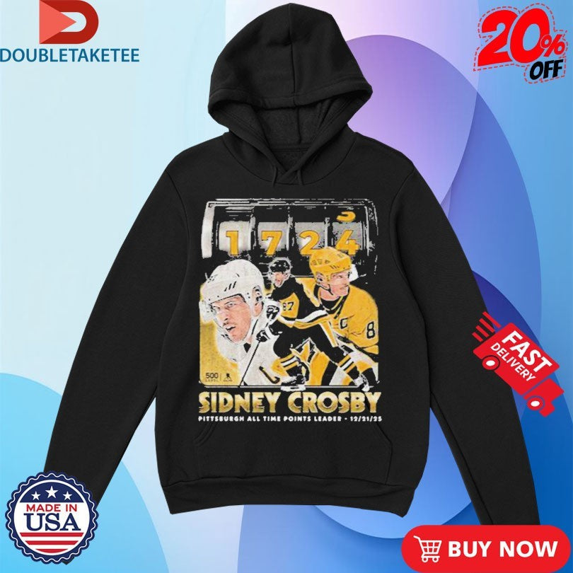 Official Sidney Crosby Pittsburgh All Time Points Leader Shirts Unisex , , , Long Sleeve Tee