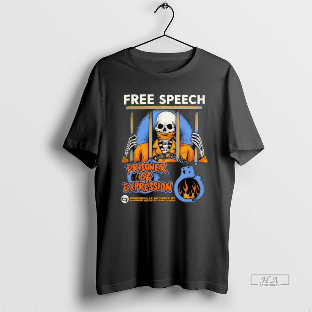 Official Skeleton Prisoner Of Expression Free Speech Wrongfully Accused By Wannabe Dictator Ding Dongs