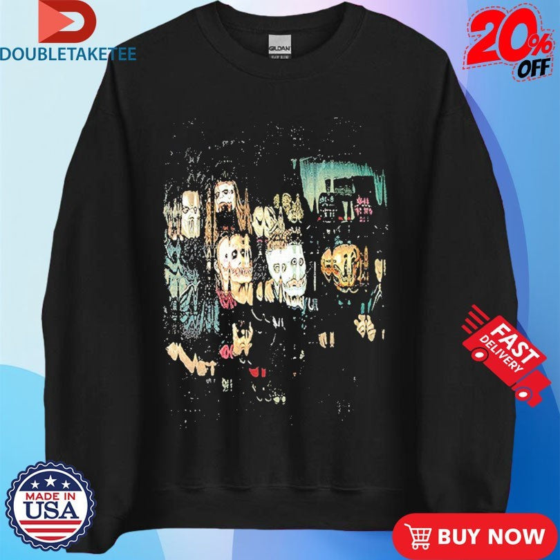 Official Slipknot Glitch Photo Shirts Unisex , , , Long Sleeve Tee