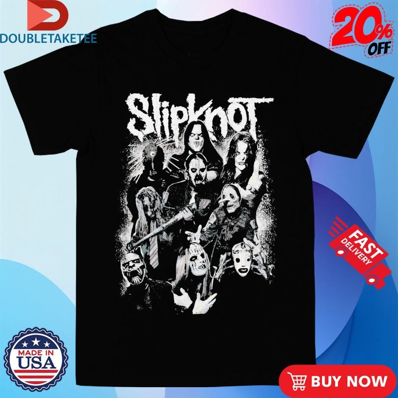 Official Slipknot Members Portrait Shirt Unisex , , , Long Sleeve Tee