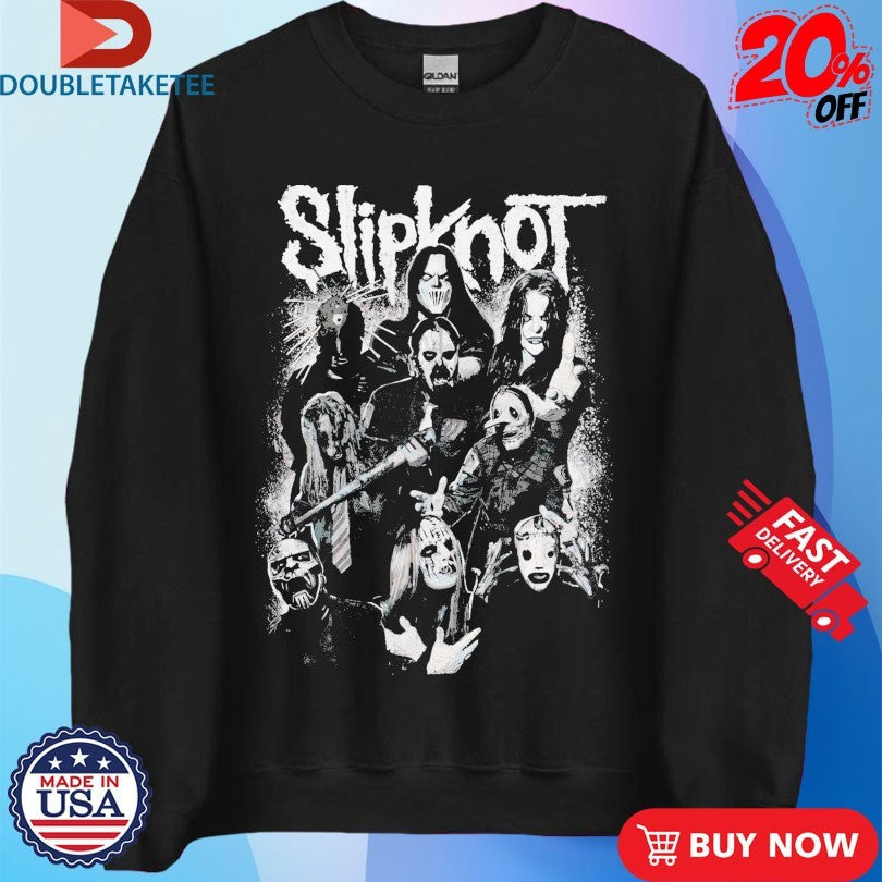 Official Slipknot Members Portrait Shirt Unisex , , , Long Sleeve Tee