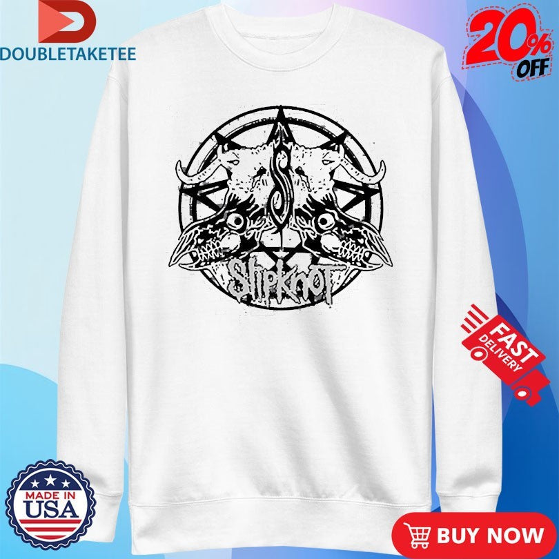 Official Slipknot Mirrored Goat Shirts Unisex , , , Long Sleeve Tee